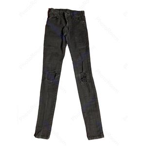 DrDenim Lexi Tall Black Ripped Knees A03